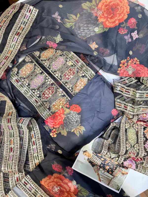 Anelas - 01 - Black silk Print