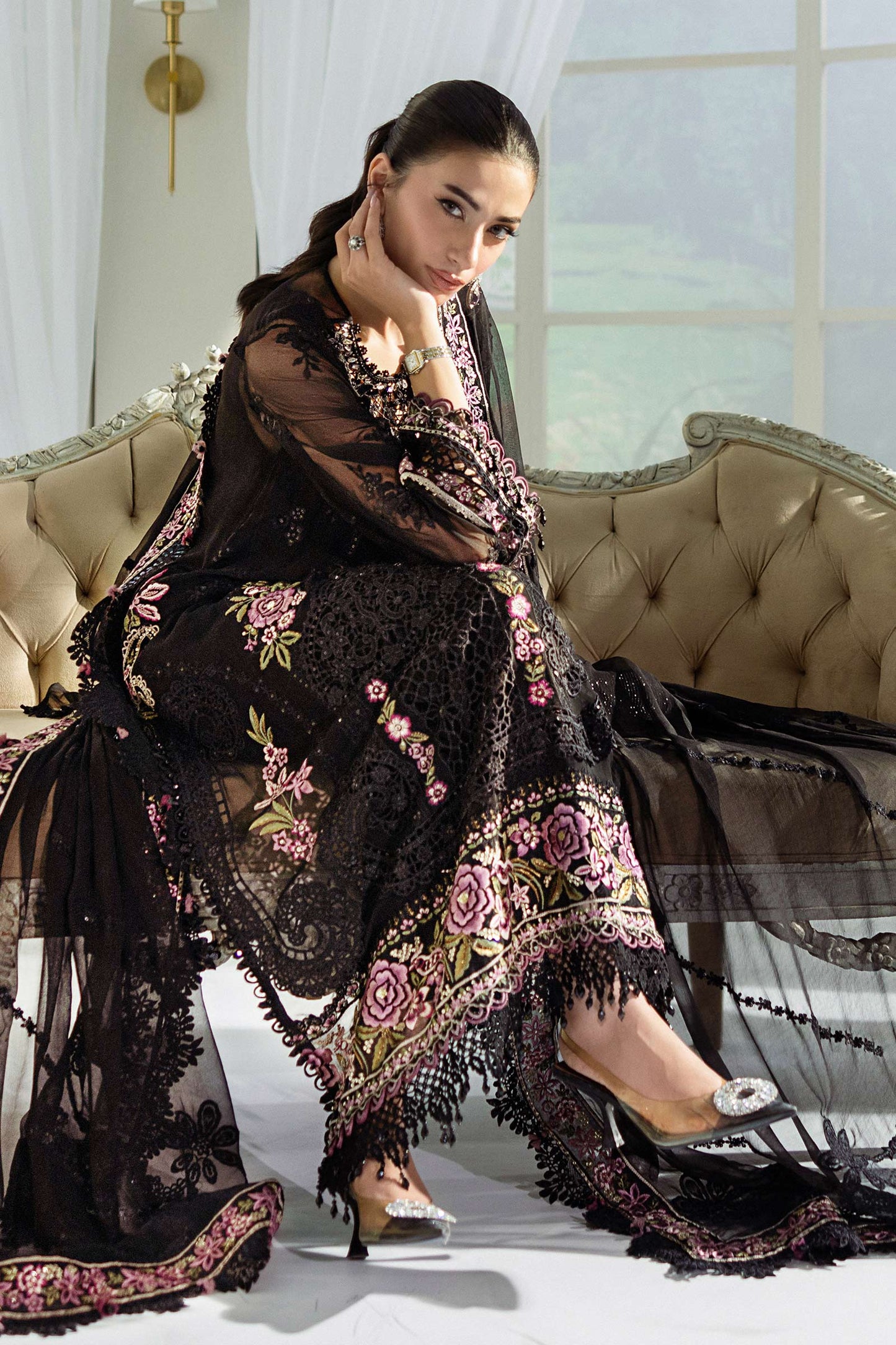 D4 Embroidered Chiffon - 2025