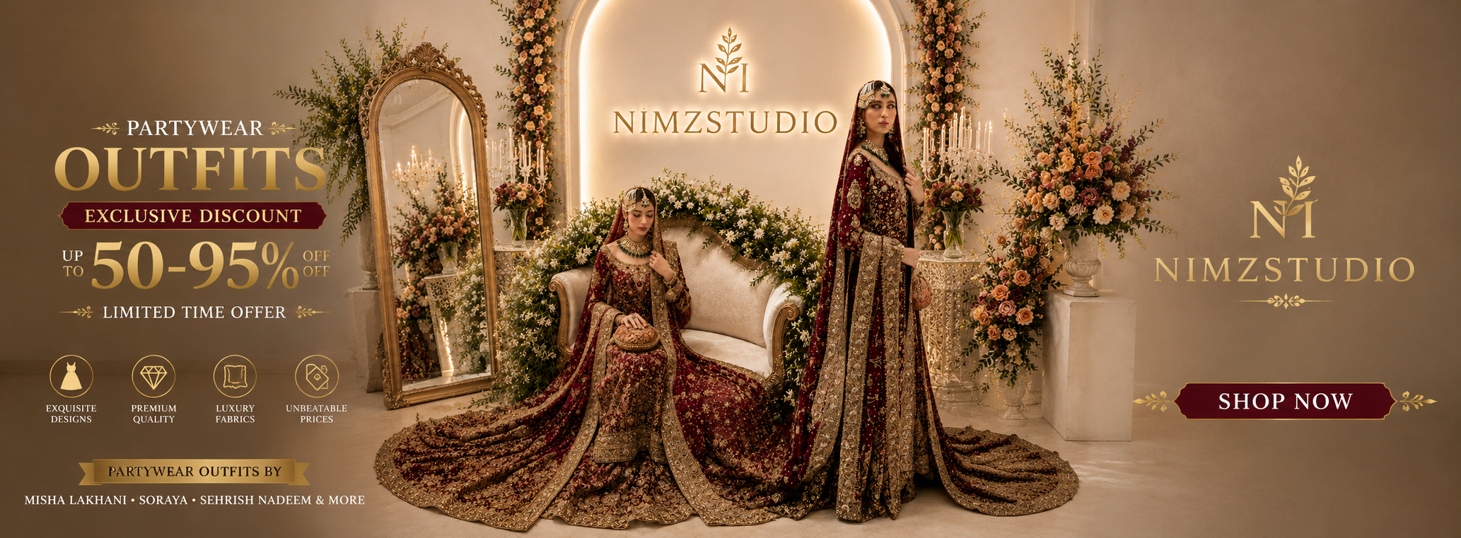 Haris Shakeel bridal & Wedding Wear Luxury  Sharara outfit pakistani Designer dresses