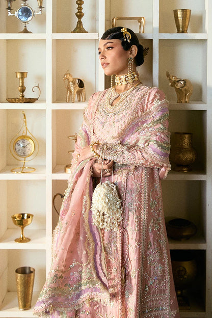 Pakistani designer party wear Israna by Suffuse with organza dupatta