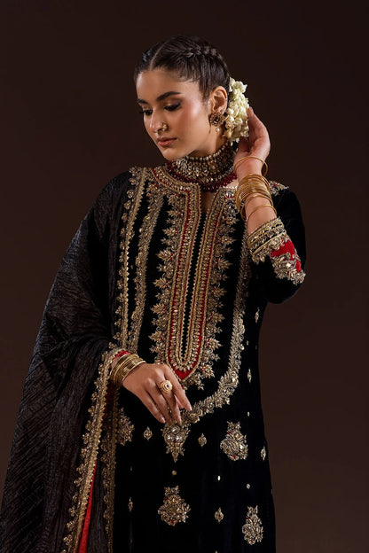 Black Pure Tassel Silk | Kora Dabka H.M