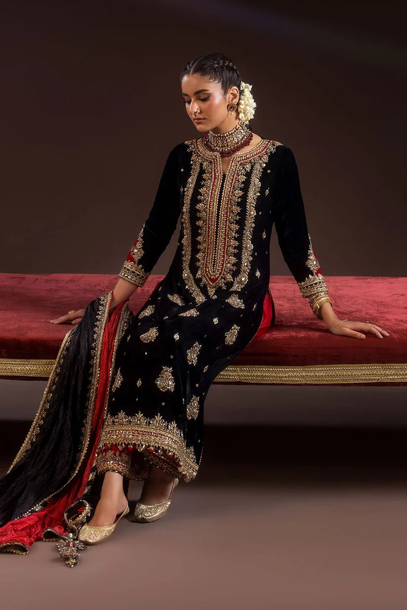 Black Pure Tassel Silk | Kora Dabka H.M