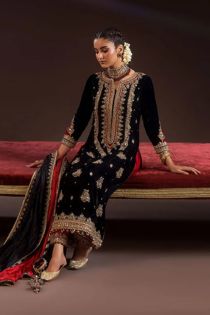 Black Pure Tassel Silk | Kora Dabka H.M