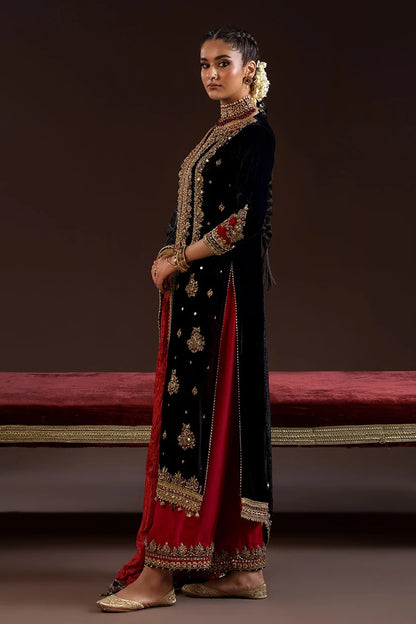 Black Pure Tassel Silk | Kora Dabka H.M