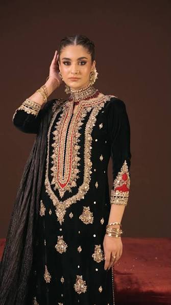 Black Pure Tassel Silk | Kora Dabka H.M
