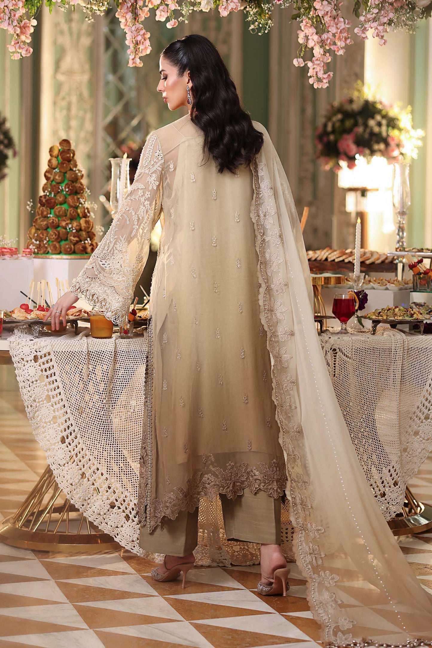 Maria.B Inspired MBC-03 Luxury Pakistani Wedding Guest Party Wear Dress