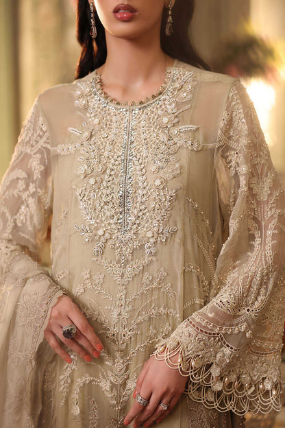 Maria.B Inspired MBC-03 Crystal Stone Embellished Chiffon Party Wear Outfit