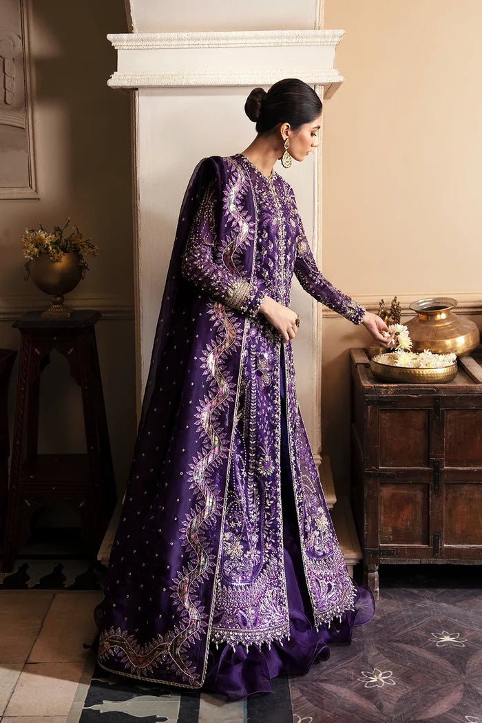 Soraya Maysa luxury organza Pakistani formal dress with stone work
