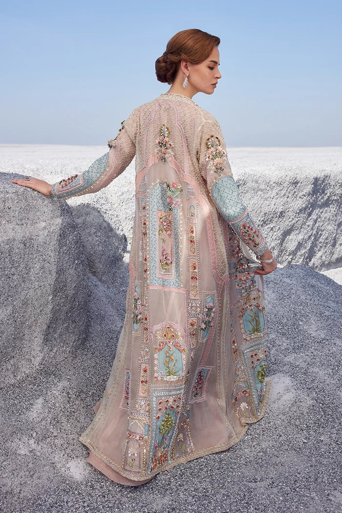 Nida Azwer Nawaal Pakistani formal dress with luxury hand embellished detailing