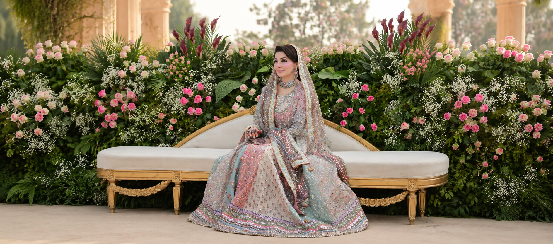 Nomi_Ansari_pastel_princess-style_lehenga_choli_inspired_by_Maryam_Nawaz_viral_wedding_look 