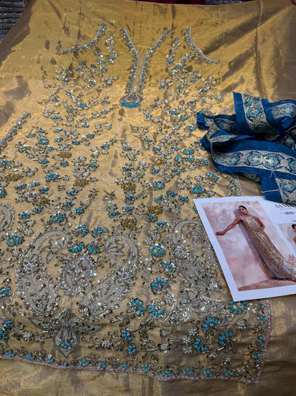 SANIYA MASKATIYA (SM) SHABNAM 04 (Golden Shampange)