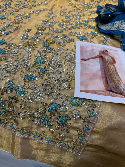 SANIYA MASKATIYA (SM) SHABNAM 04 (Golden Shampange)