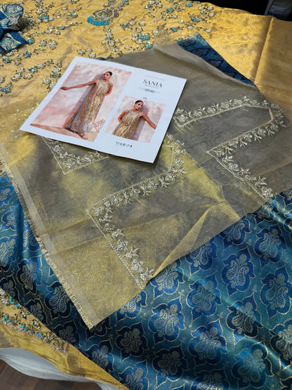 SANIYA MASKATIYA (SM) SHABNAM 04 (Golden Shampange)