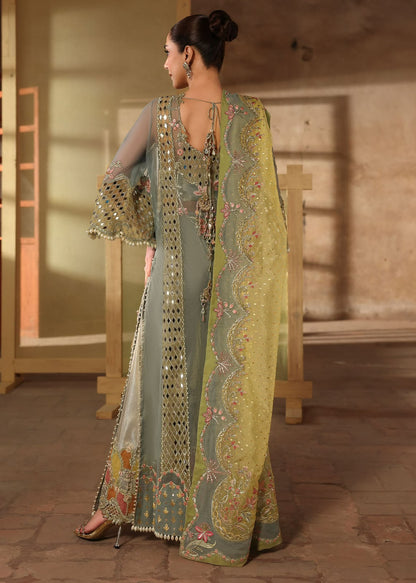 Jhalak embroidered Pakistani partywear outfit with luxury detailing and matching dupatta