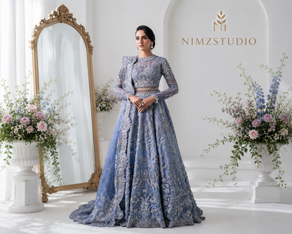 Luxury Nyra Outfit Aarzu Pakistani dress designer wedding wear 